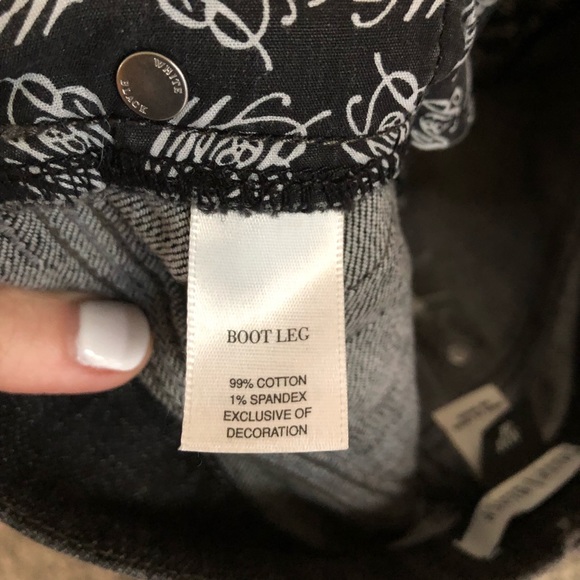 NWT White House | Black Market Dark Gray Jeans - Picture 7 of 8